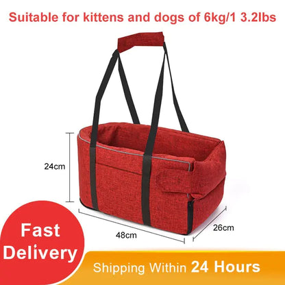 Portable Cat Dog Bed Travel  Protector