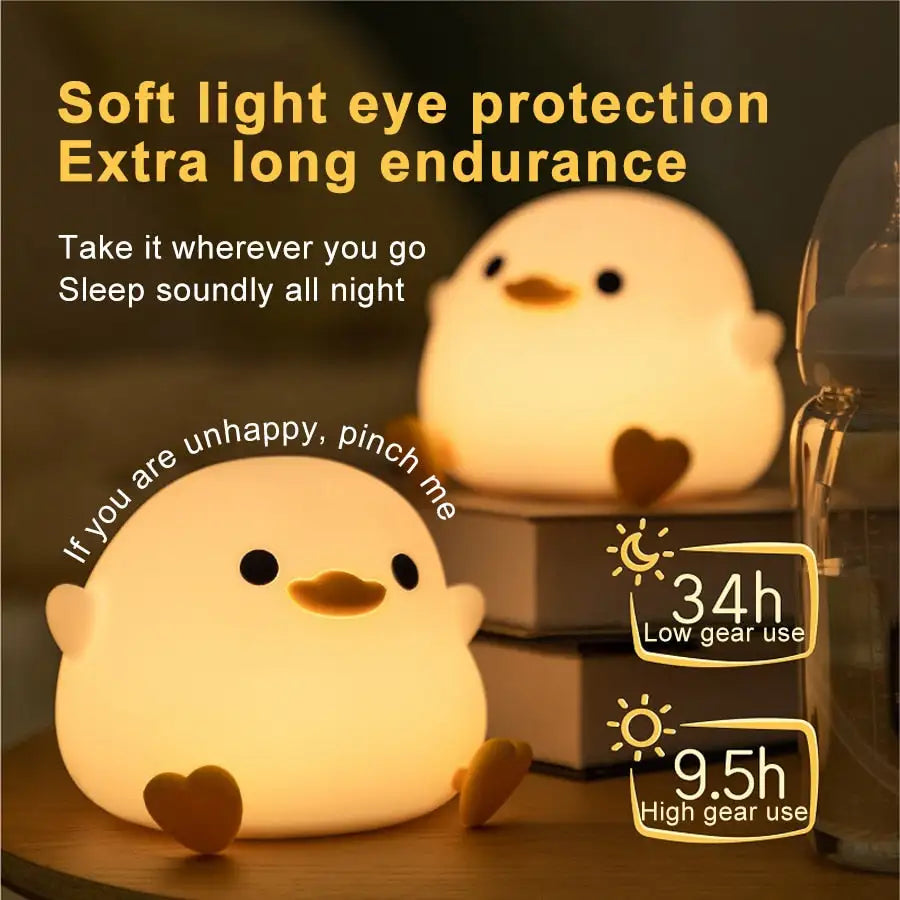 Cute Duck Sleep Night Lamp